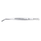 Professional Tongs for Chef Curved Serrated Tip & Handle Plating Tweezer